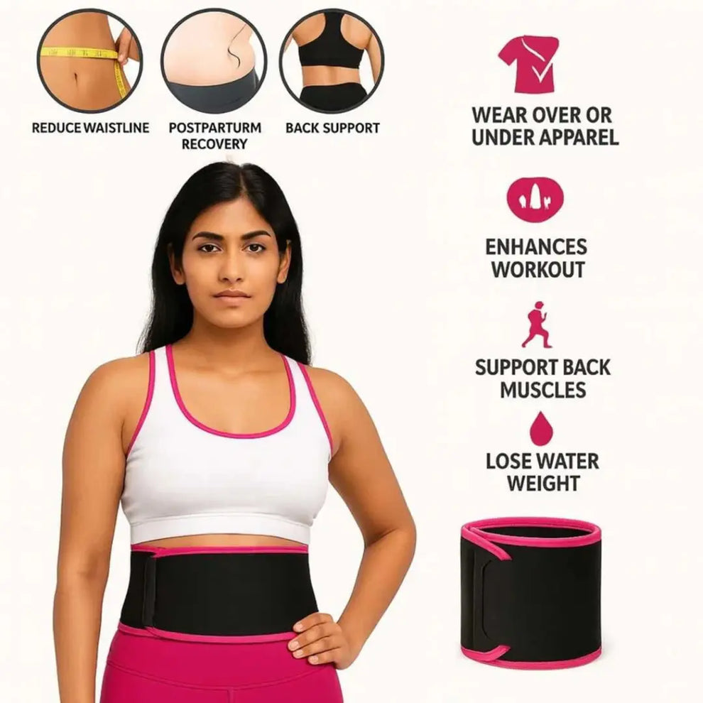 Sweat Belt - Hot Body Shaper Belly Fat Burner For Men & Women